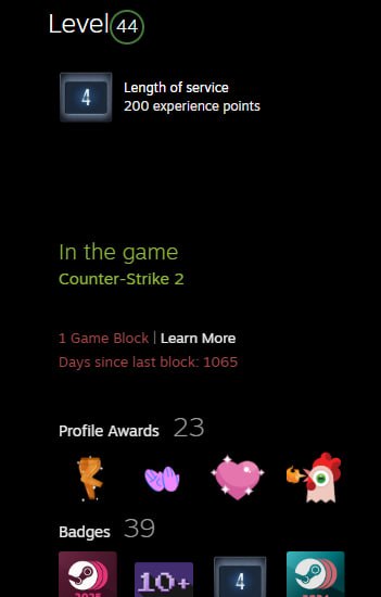 VAC ban status